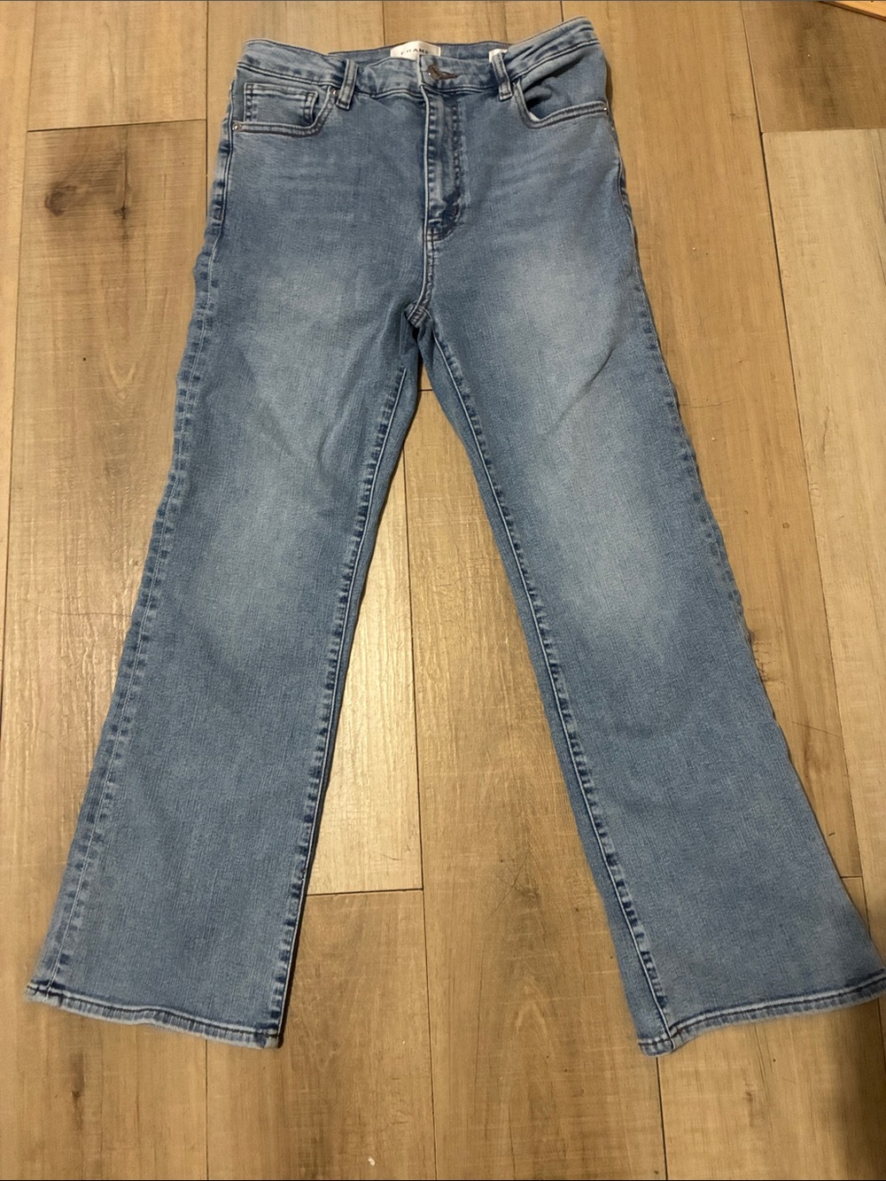 Frame denim The Reboot Crop Blue Jeans